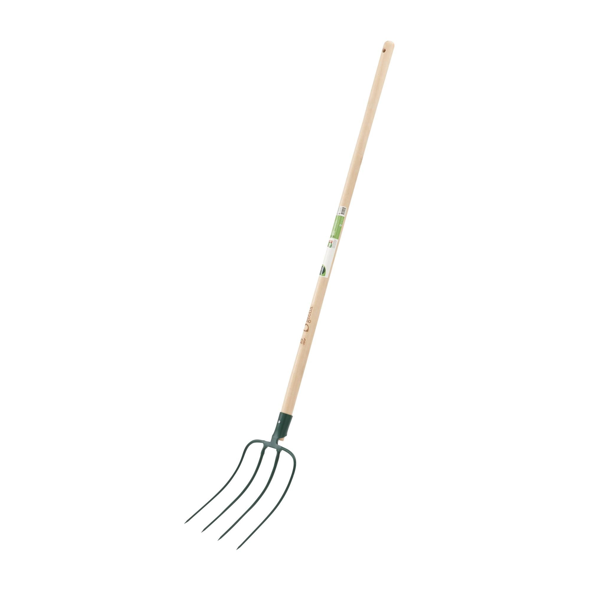 Forca Per Fieno Ausonia A 4 Denti Senza Manico – Acciaio Verniciato, Larghezza 33,5 Cm, Peso 758 G - Foto 4