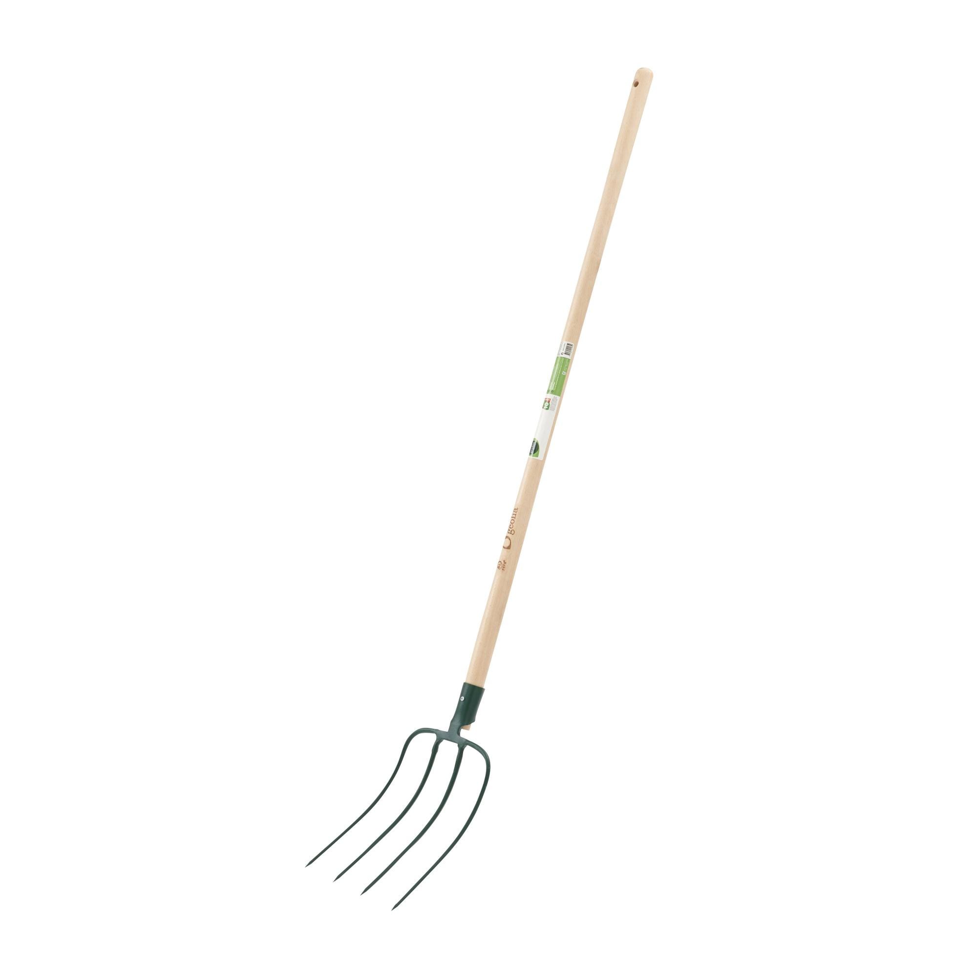 Forca Per Fieno Ausonia A 4 Denti Senza Manico – Acciaio Verniciato, Larghezza 33,5 Cm, Peso 758 G - Foto 4
