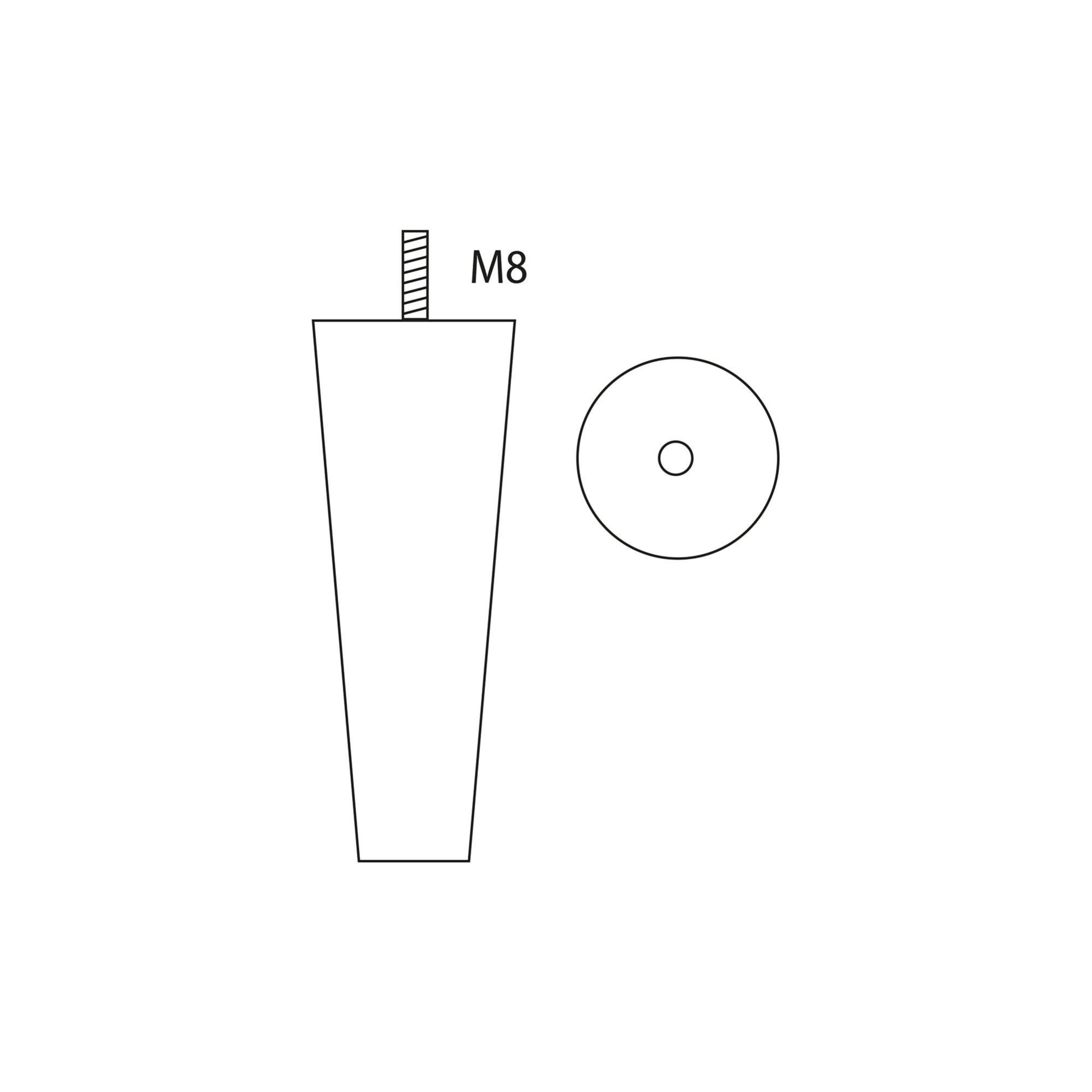 TASSELLI IN LEGNO Di Faggio Asta Liscia Picchetti 1 M - Foto 6