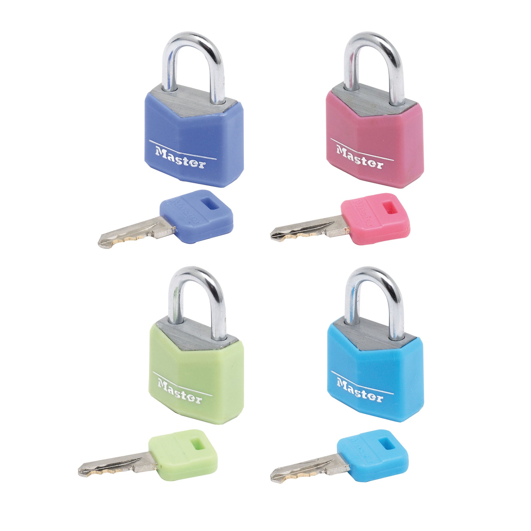 Lucchetto con codice MASTER LOCK in alluminio ansa H 27 x L 22 x Ø 6 mm