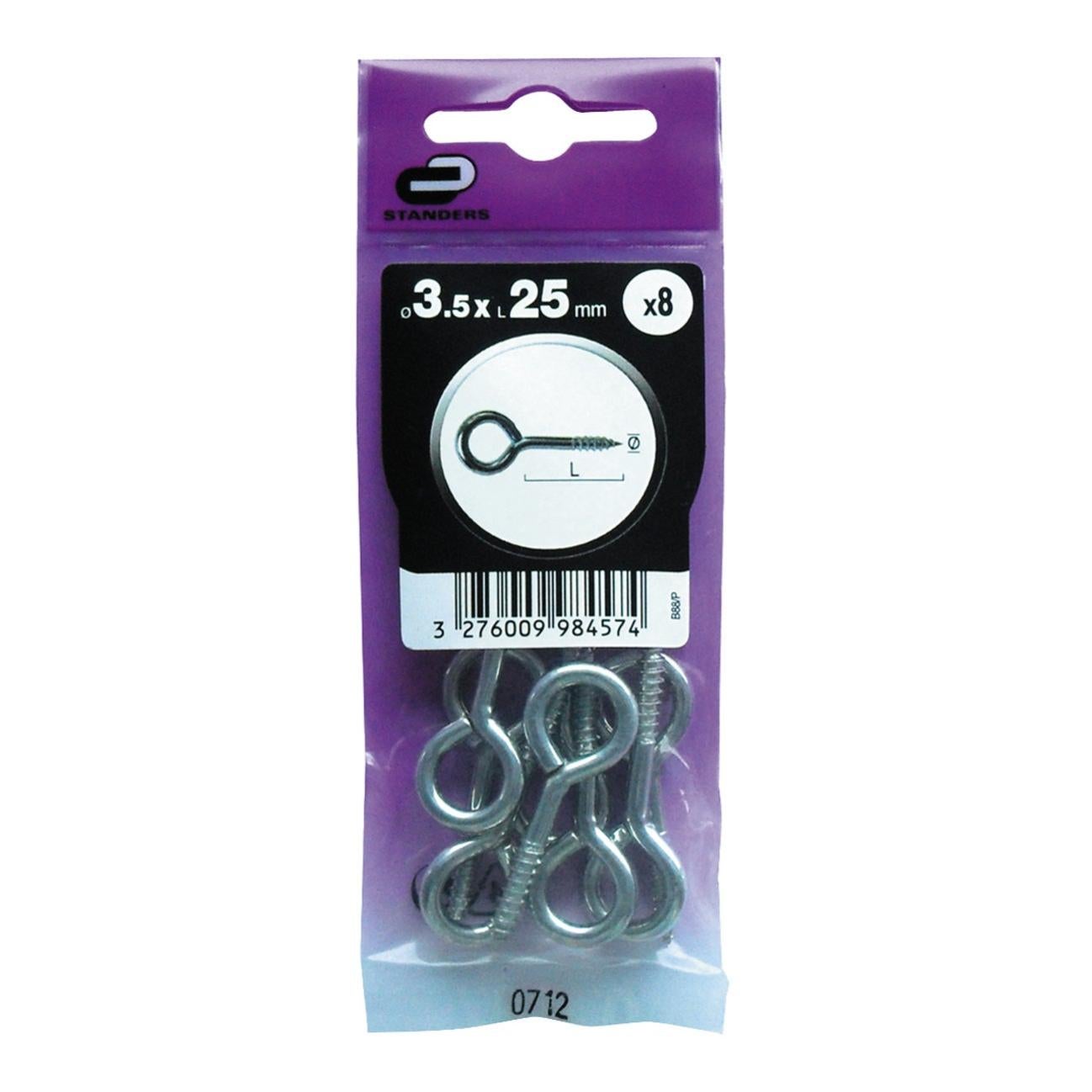 Vite A Occhiello D:8x100mm In Acciaio Inossidabile - Foto 4