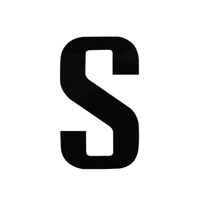 Lettera S adesivo, 5 x 3.5 cm | Leroy Merlin