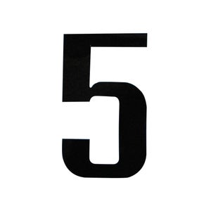 Numeri adesivi alti 15 cm – in nero – 26 numeri adesivi – numeri e numeri  autoadesivi 0 – 9 – ideale per esterni in quanto impermeabile e resistente