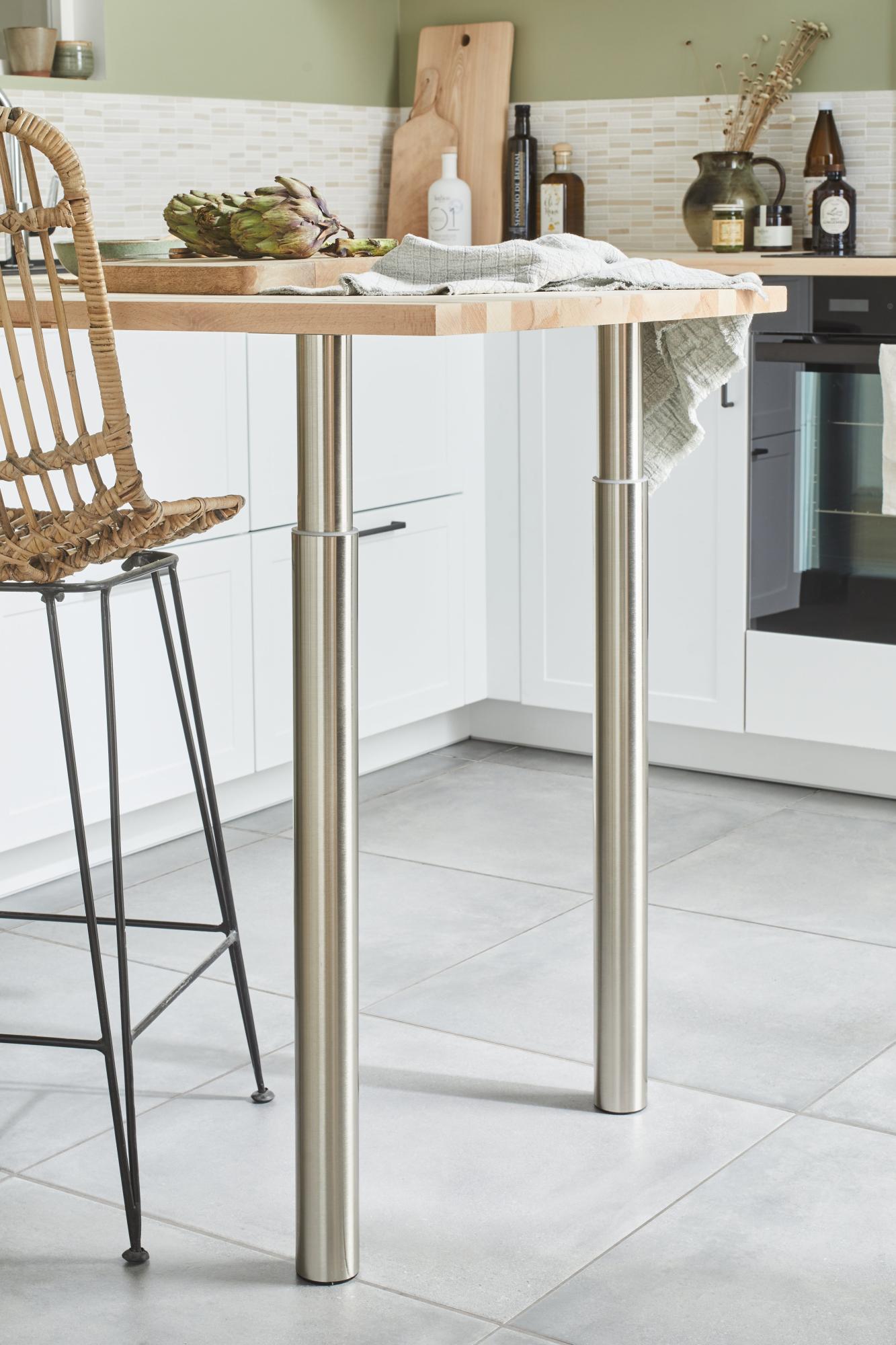 EDZARD Corona Dell'Avvento Verona In Acciaio Nichelato - ø 30 Cm, Design Moderno, Portacandele Inclusi - 2