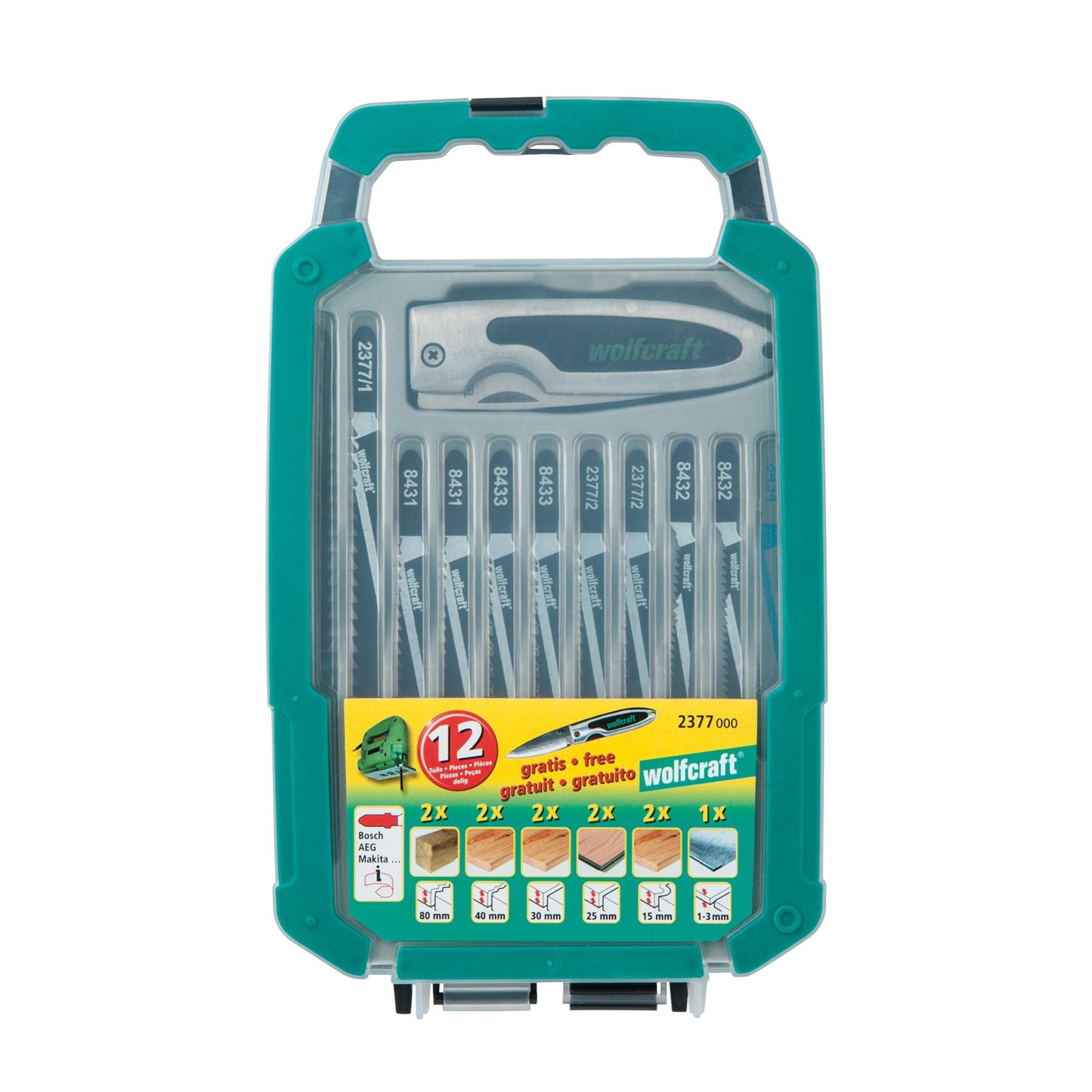 Lame Seghetto Alternativo Wolfcraft Per Piani Cucina - 2 Pezzi, Taglio Pulito - Foto 6