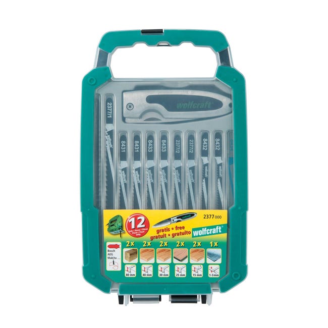 Lame Seghetto Alternativo Wolfcraft Per Piani Cucina - 2 Pezzi, Taglio Pulito - Foto 6