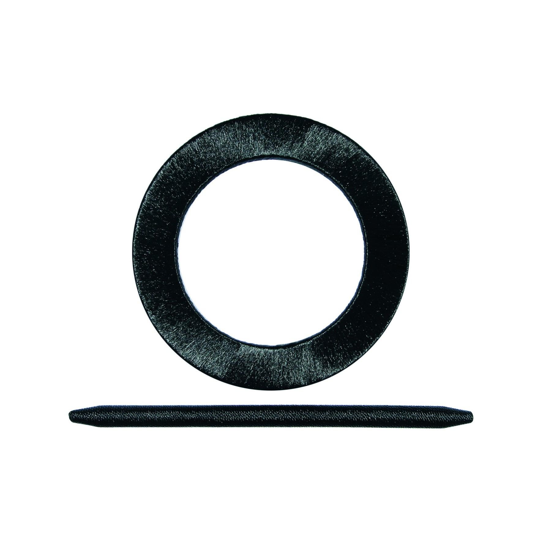 Fermatenda A Magneti Tondi In Velluto - 2 Pezzi Grigio Per Tende Senza Ganci, Decorativi - Foto 6