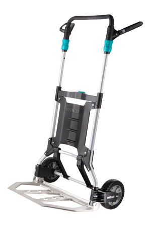 Carrello spesa pieghevole e impermeabile in poliestere 50L blu - Cablematic