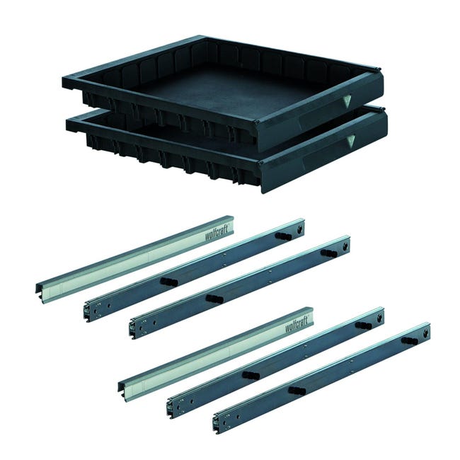 Wolfcraft Set Fai Da Te: Morsetto Per Banco Da Lavoro 3036000 E Squadra Tridimensionale 5208000