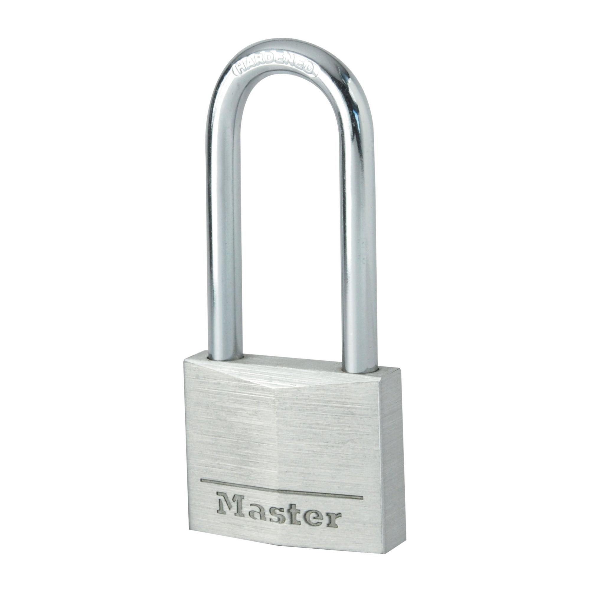 Lucchetto con codice MASTER LOCK in alluminio ansa H 27 x L 22 x Ø 6 mm