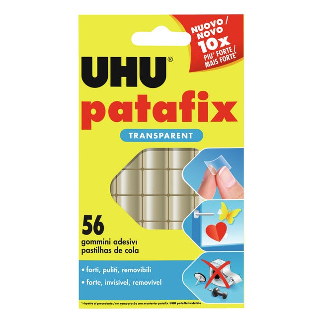 UHU Patafix pastiglie di colla Patafix Pro Power, Patafix Deco, Patafix  bastoncini gialli ancora e ancora