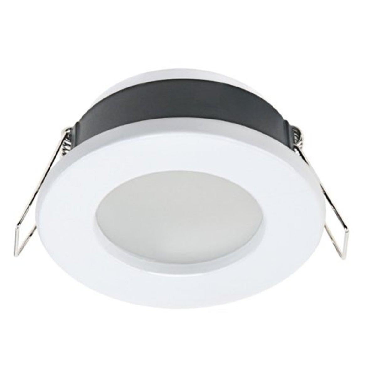 Portafaretto Da Incasso Orientabile 85mm Per Cartongesso - Alluminio Bianco Per GU10 E GU5.3