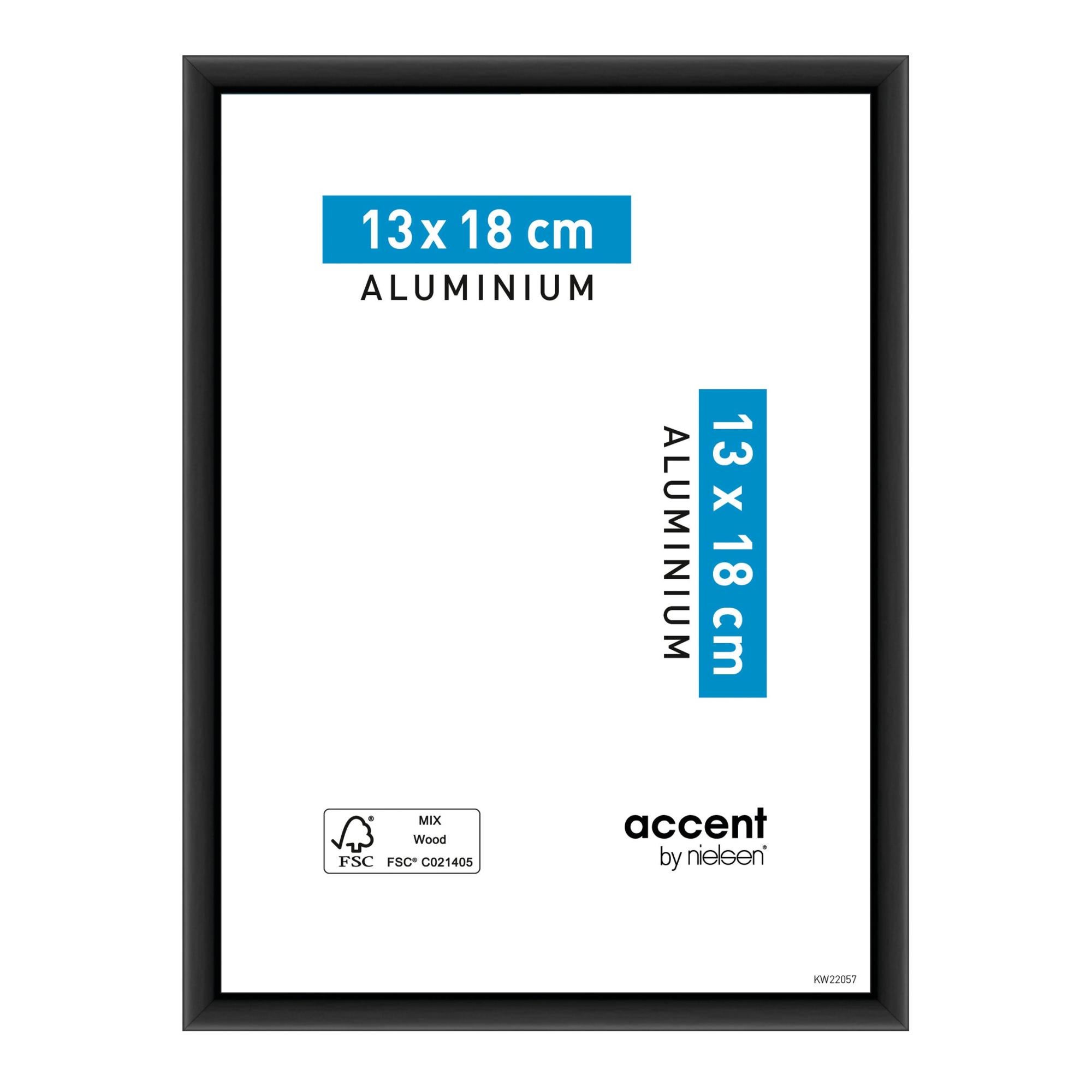 Cornice Portafoto In Plastica Resistente 13x18 Cm Bianca – Design Album Con Rifiniture Argento, Da Tavolo O Parete