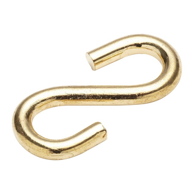 Gancio a s doppio aperto STANDERS in acciaio 26mm 4 pezzi | Leroy Merlin Gancio a s doppio aperto STANDERS in acciaio 26mm 4 pezzi | Leroy Merlin