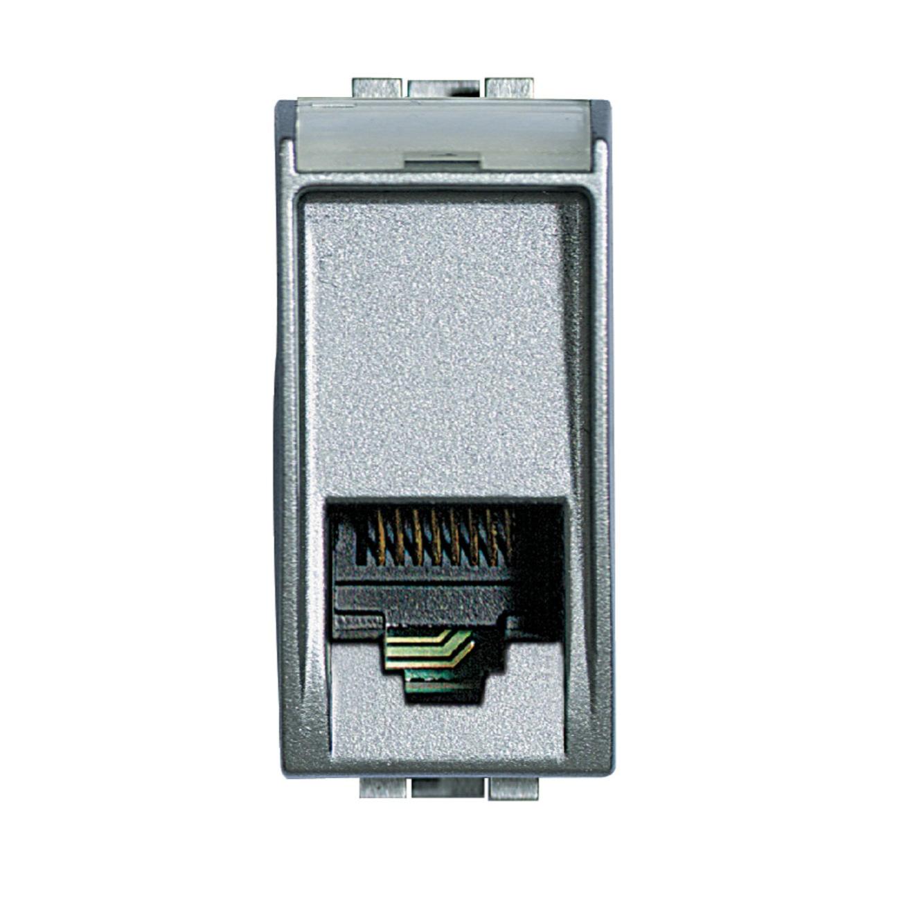 Legrand Mosaic - Presa Telefono RJ11 2 Moduli - Componente Elettrico Per Impianti Telefonici - 4