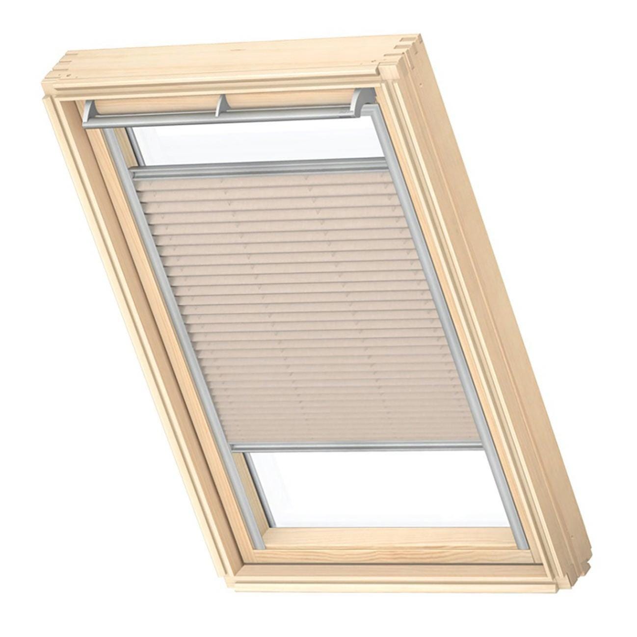 Tenda plissettata per finestra da tetto oscurante VELUX FHL SK08 1259S L  140 x H 114 cm beige