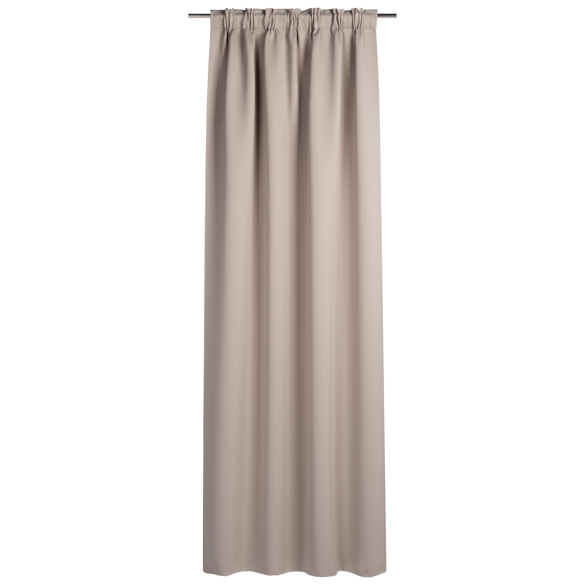 Bestlivings Tenda opaca (140x145cm / 1 pezzo) Tenda unita (Marrone chiaro) con nastro arricciato/nastro universale, tenda decorativa per finestra, balcone - Pannello decorativo