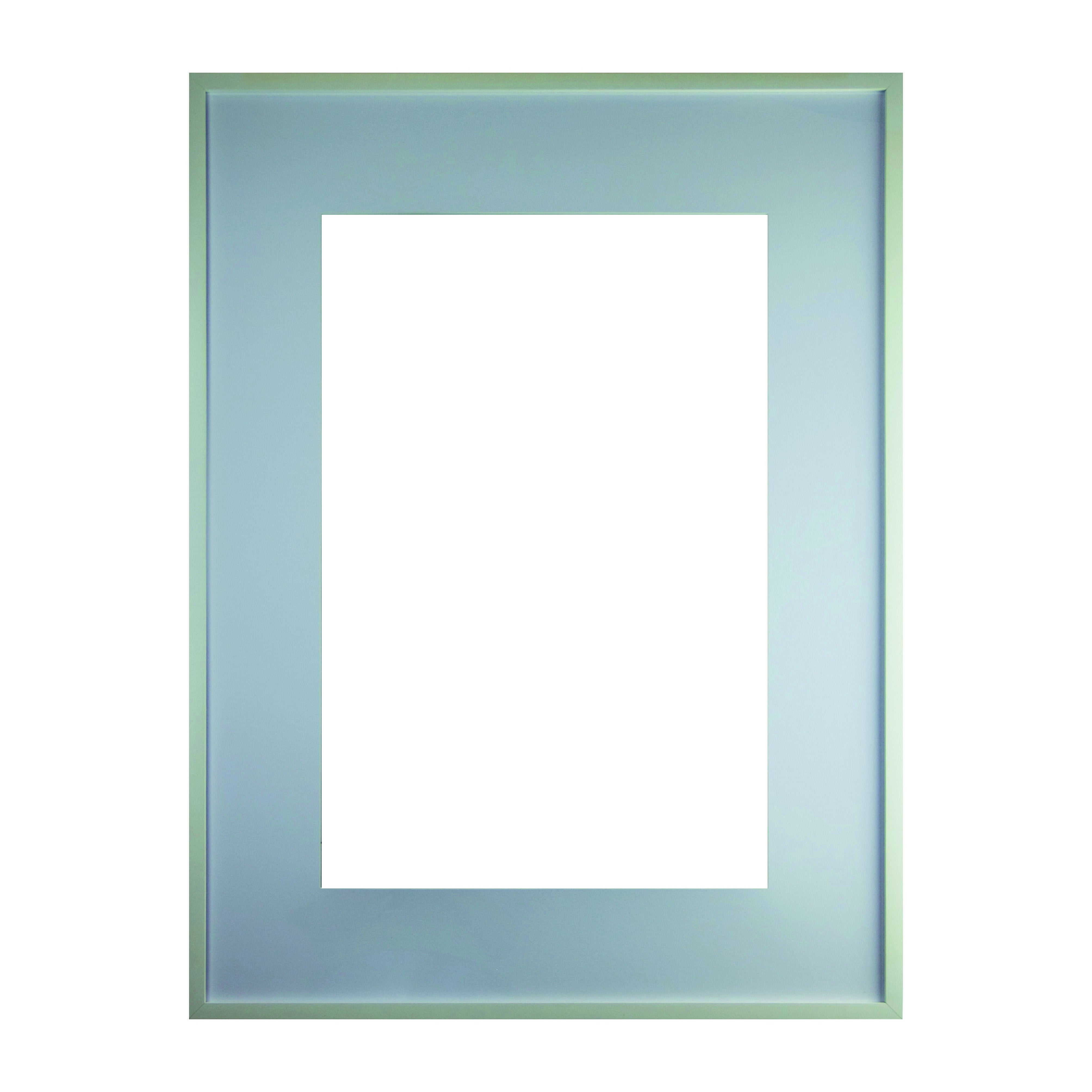 Cornice con passe-partout INSPIRE Milo, bianco 80x80 cm per immagini 60x80  cm