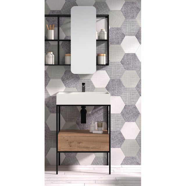 HOCSOK Mobile Sottolavabo per Bagno, Armadietto Sottolavello Salvaspazio  con 2 Ante e Divisori Regolabili, Armadio Salvaspazio in Legno Color  Rovere, 60 x 30 x 60 cm : : Casa e cucina