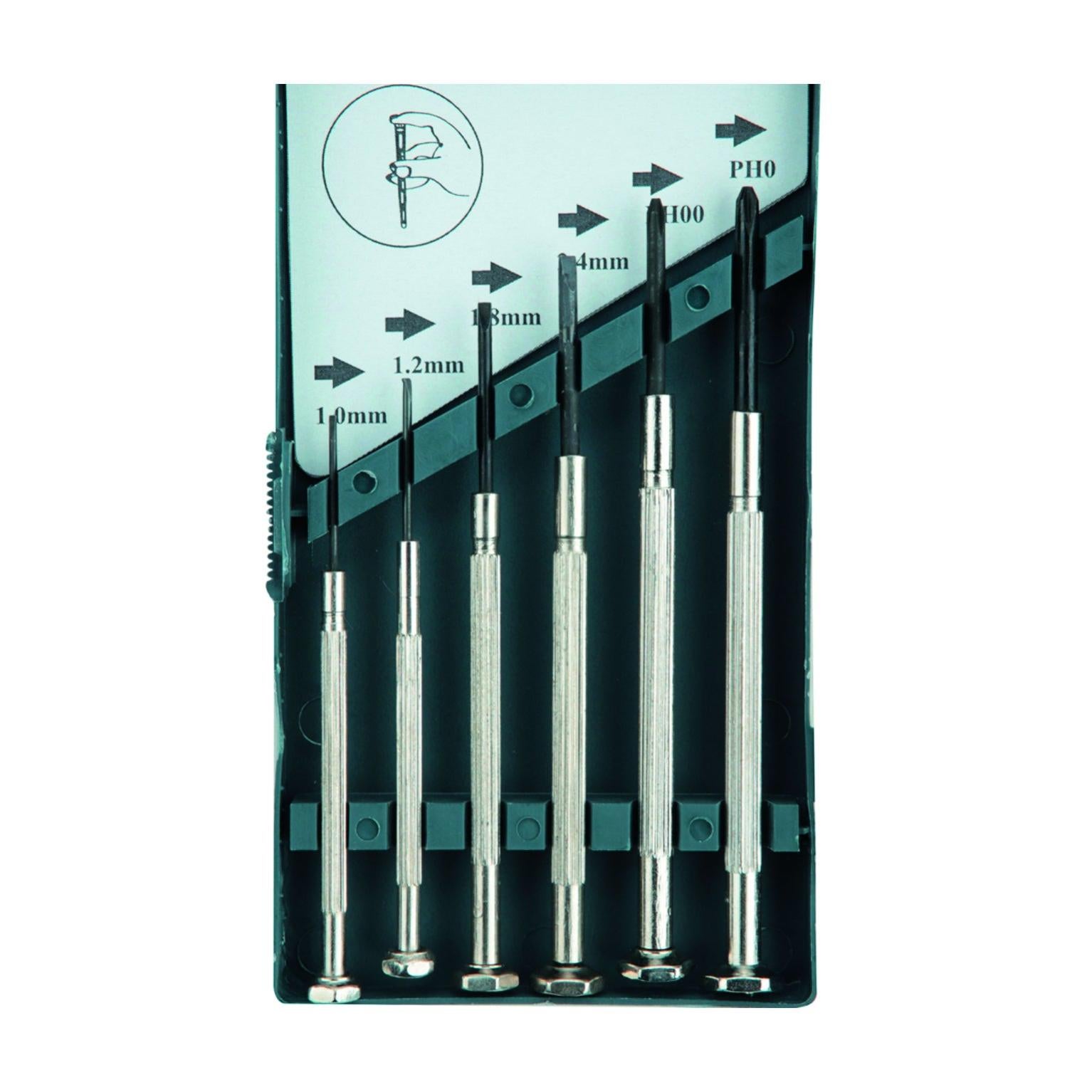 Set di 8 Cacciaviti di Precisione a Taglio Croce Torx - Cacciaviti