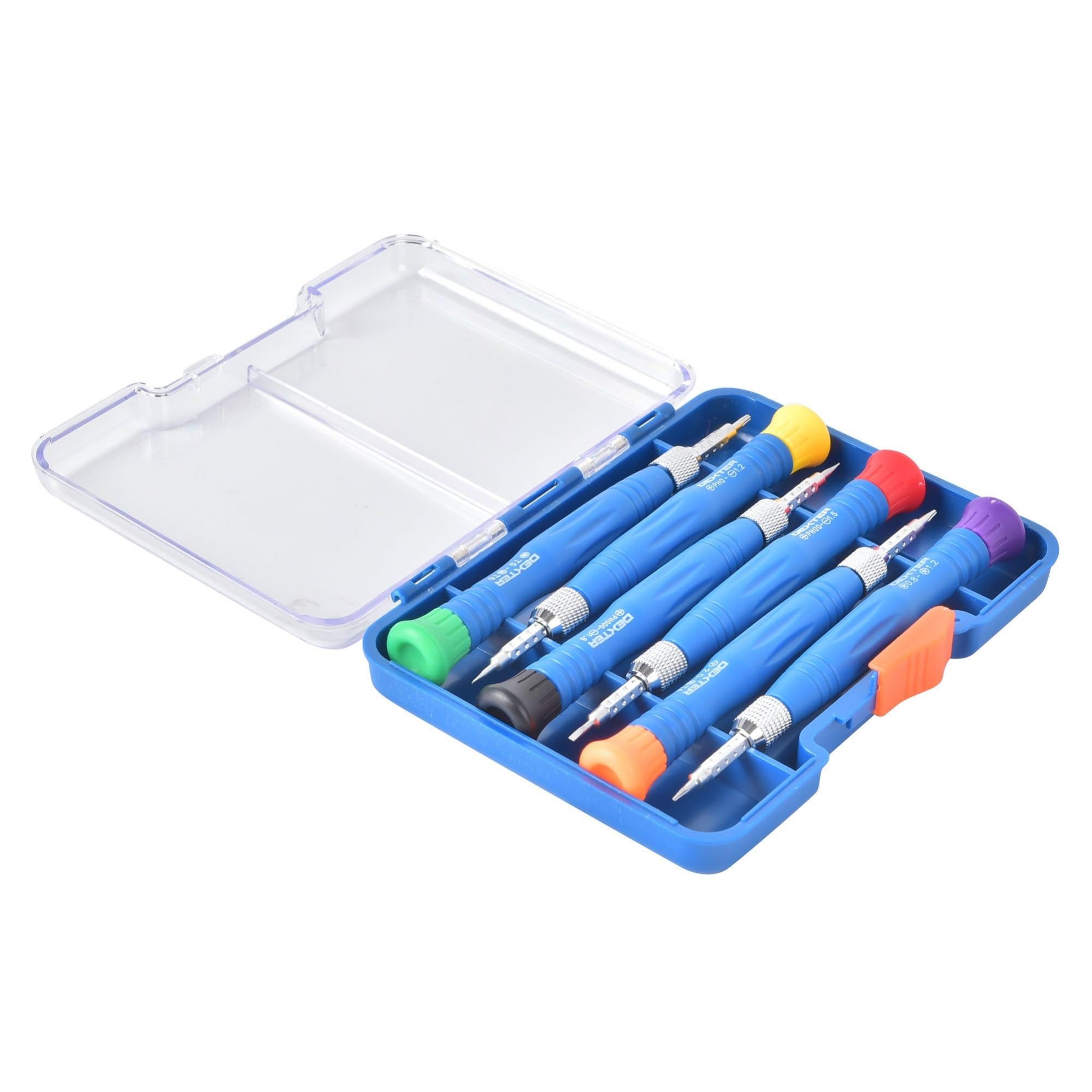 Set Cacciaviti Di Precisione Magnetici - 8 Pezzi Per Riparazioni Elettroniche, Con Teste PH E Piatte - Foto 9