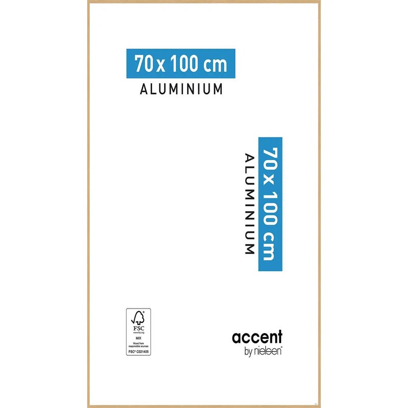 Cornice Accent quercia per foto da 70x100 cm