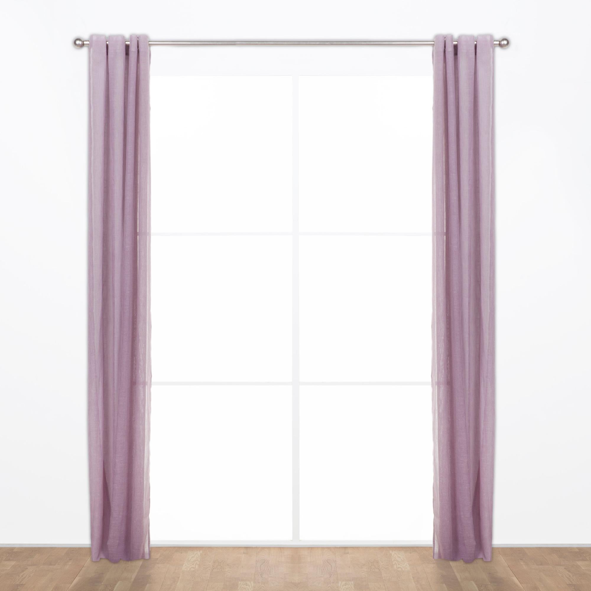 Tenda A Pannello Singolo Semi-Filtrante Con Occhielli (50x95 Cm) E FermaTende Inclusi - Colore Bianco, Protezione UV
