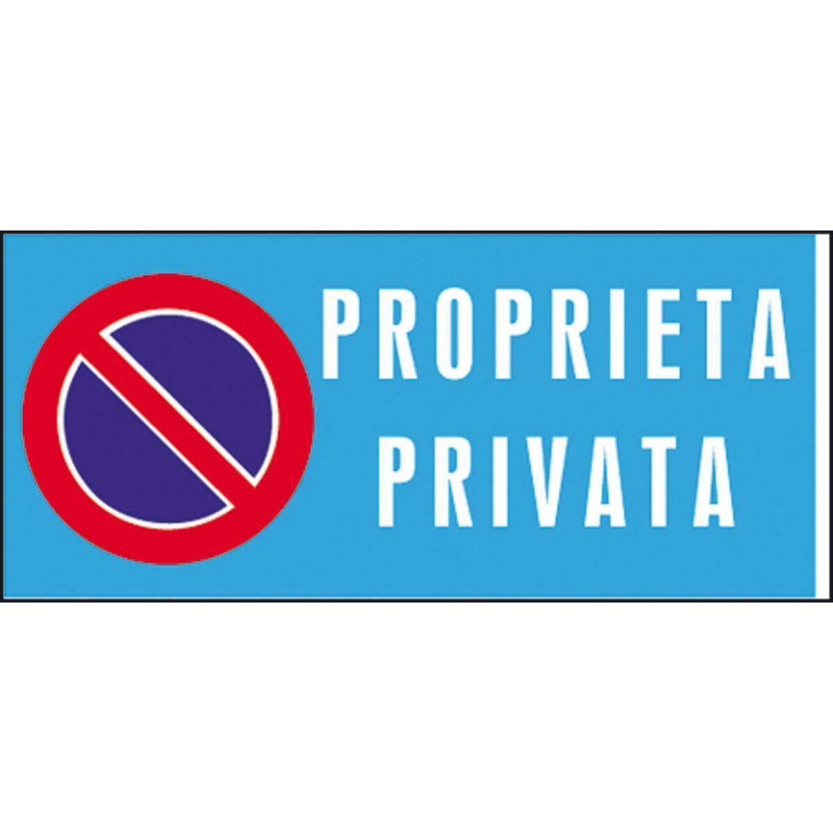 Cartello "Proprietà Privata. Lasciare Il Passaggio Libero" F.to 25x35cm – Realizzato Su Plastica - Foto 8
