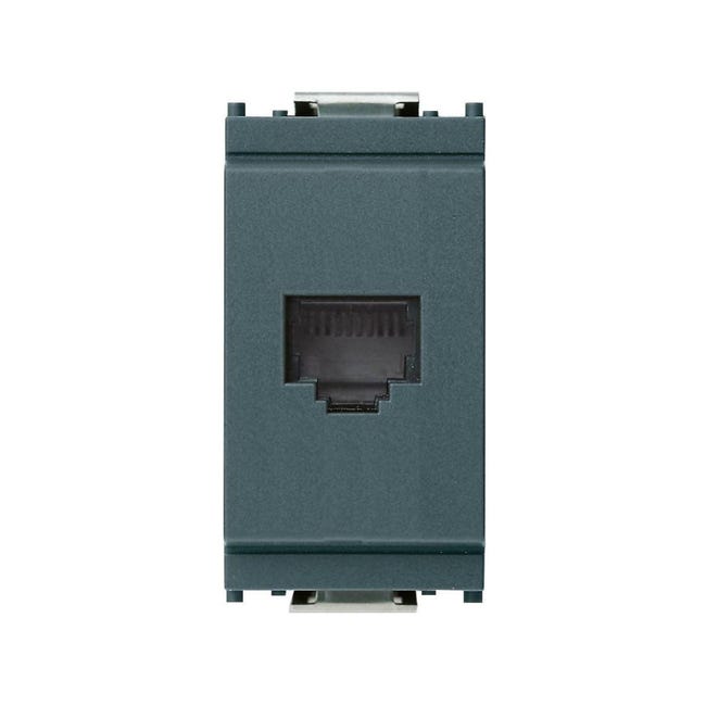 Presa per telefono RJ11 Crema LOGI Presa per telefono RJ11 Crema LOGI