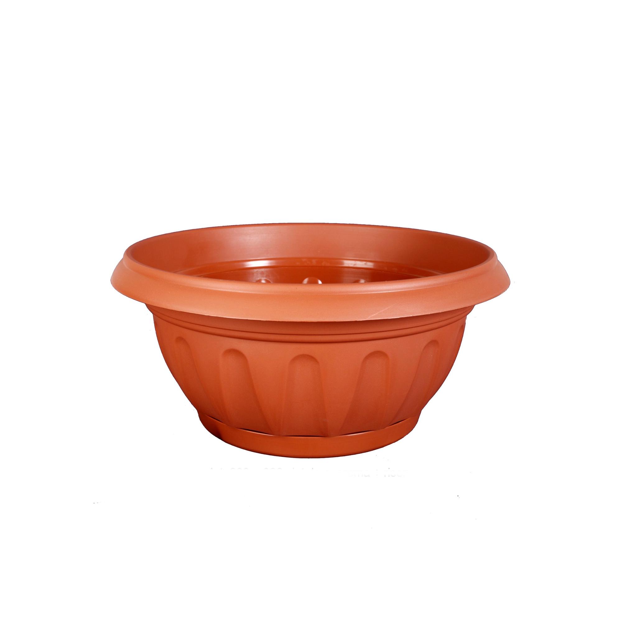KitchenCraft ECMKCBOWL29SET - Set Di Ciotole Di Ceramica Con Foglie E Disegno A Righe Di Colore Grigio 66115511