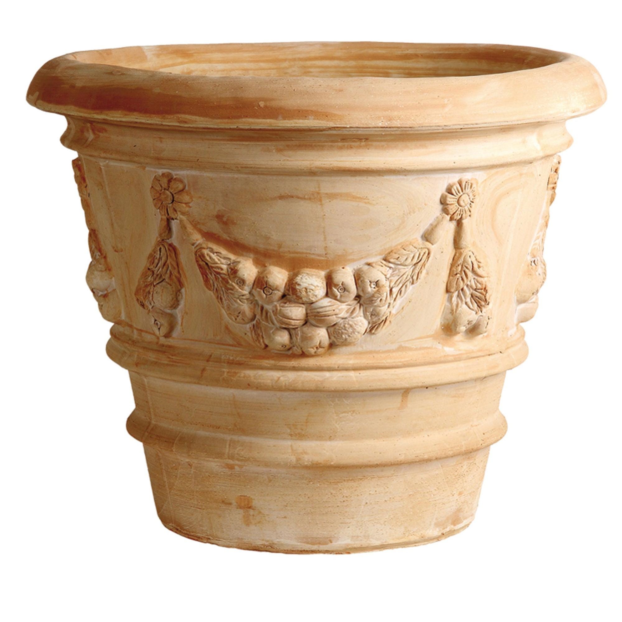 Vaso In Resina Tera 55 Cm - Effetto Terracotta Anticato, Per Interni/Esterni - Foto 6