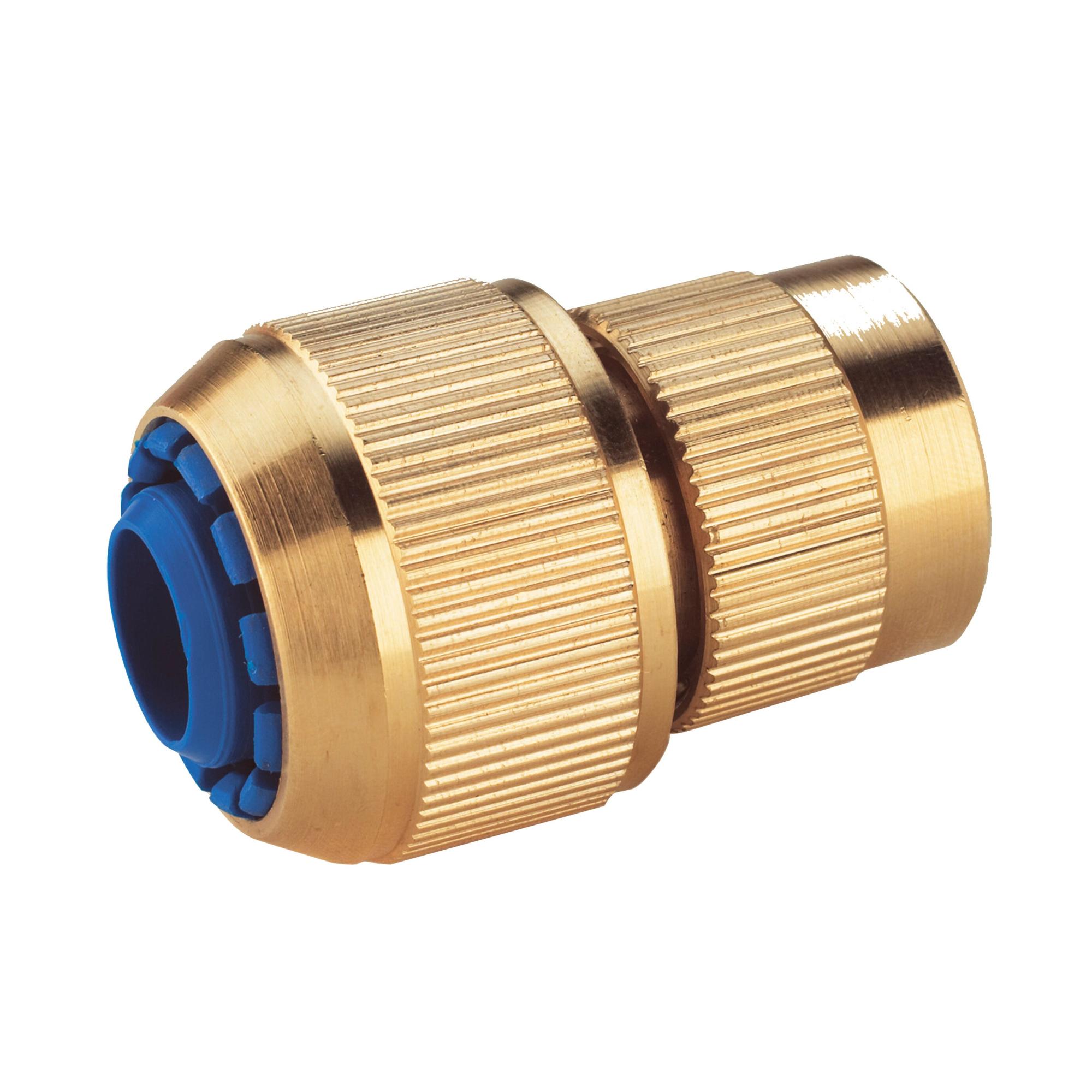 Raccordo Automatico AROZ Bimateriale Per Tubo Da Giardino Ø19 Mm - Gomma E ABS Con Presa Morbida E Aquastop