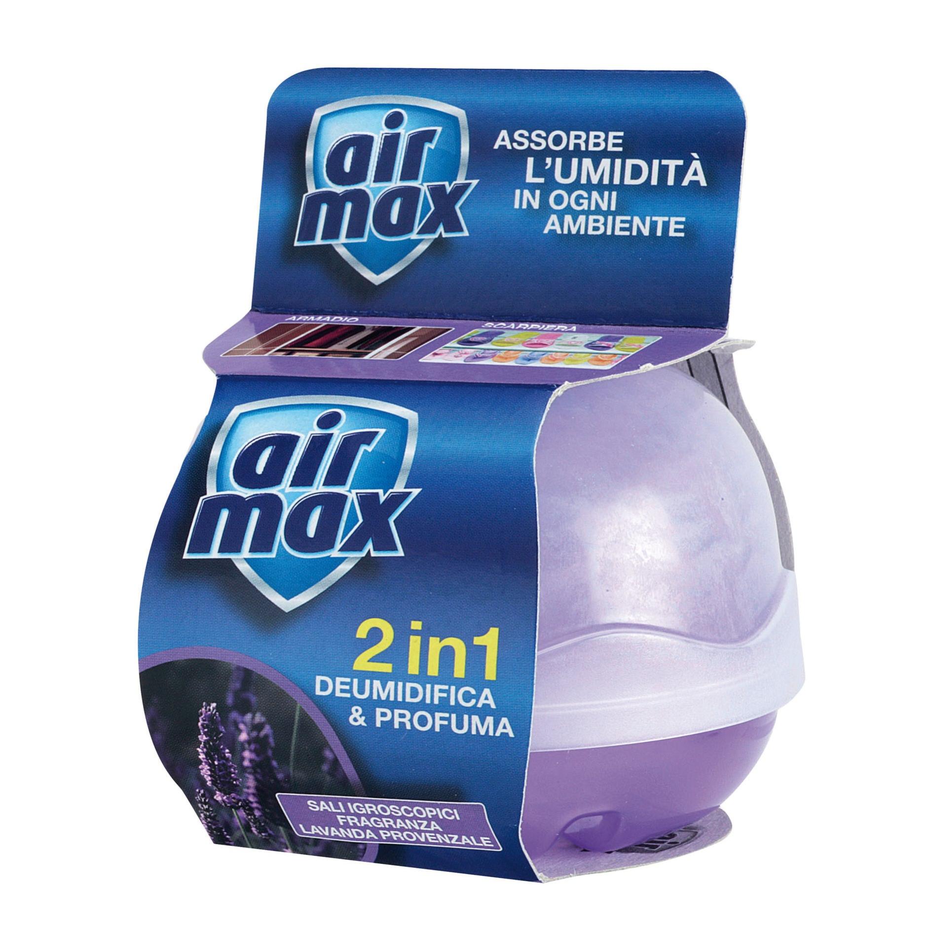 Kit assorbiumidità AIR MAX Airmax lavanda 55 g