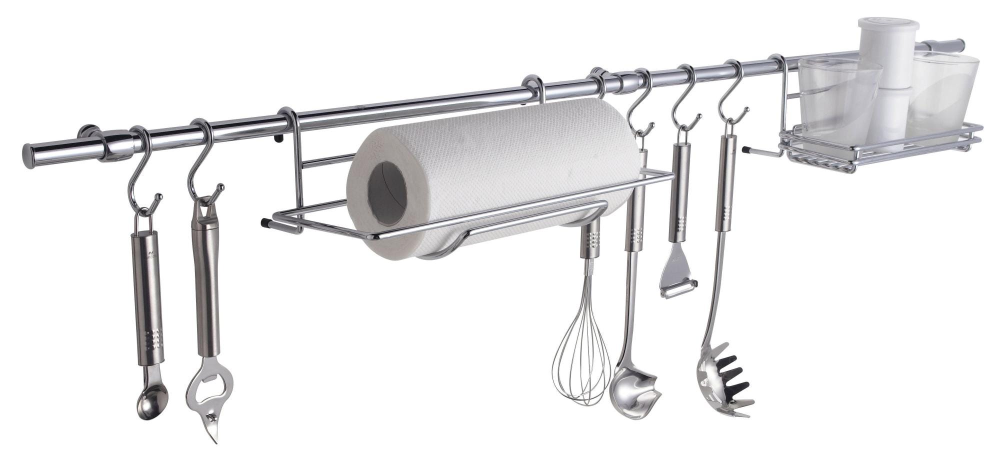 KIT SOTTOPENSILE CON GANCI NICHELATO 90 CM - Foto 6