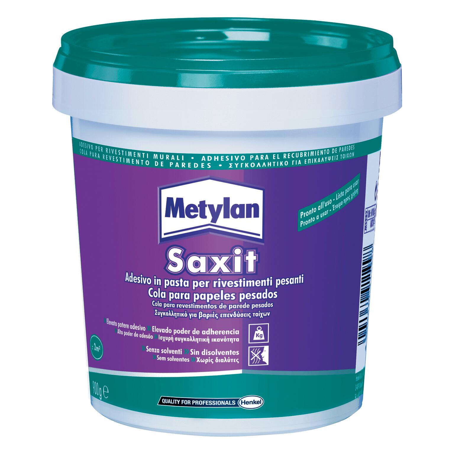 Metylan Saxit 4 kg adesivo acrilico colla collante rivestimenti murali  polistirolo polistirene