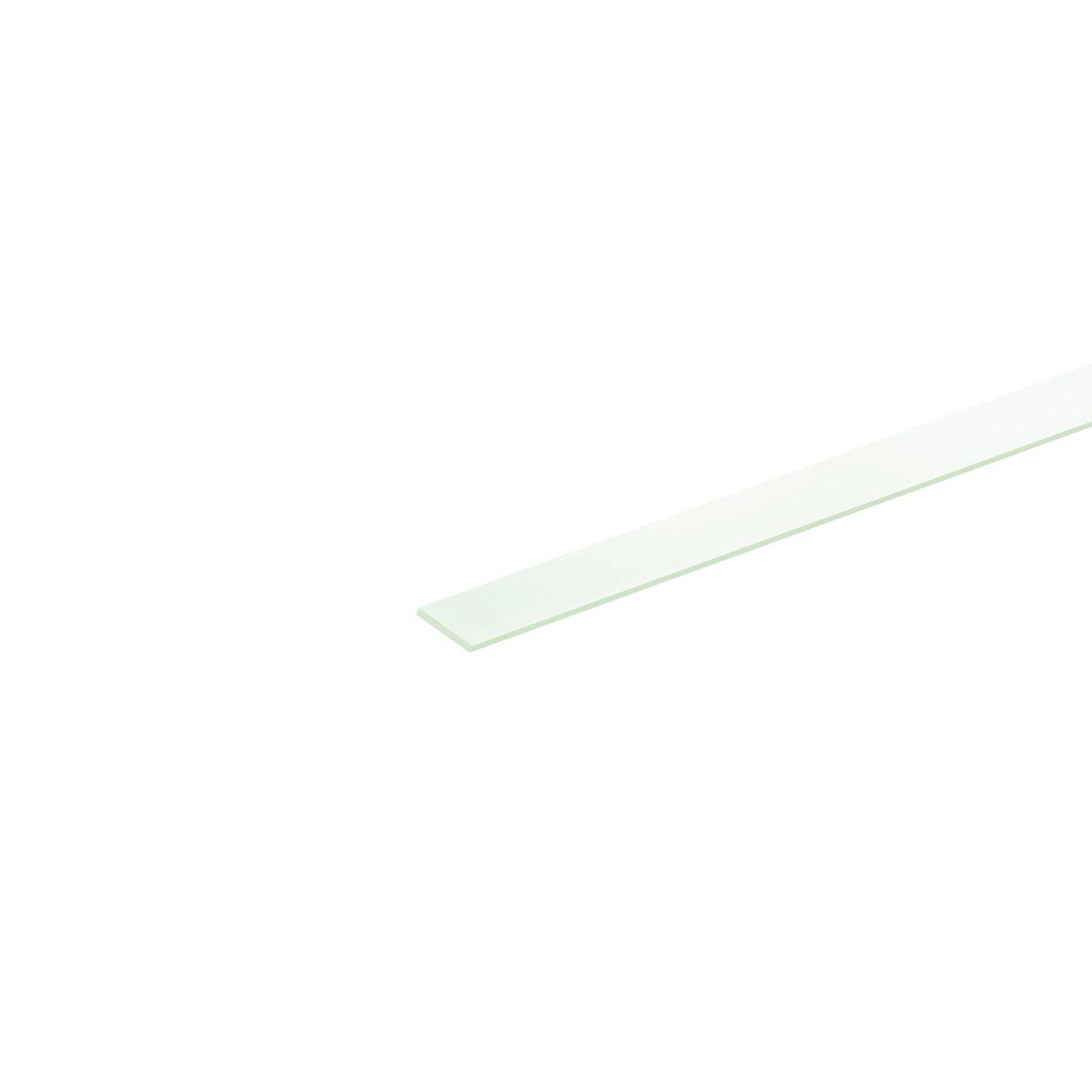 Profilo piatto ARCANSAS in pvc L 1 m x 1.3 cm bianco Leroy Merlin Profilo piatto ARCANSAS in pvc L 1 m x 1.3 cm bianco Leroy Merlin