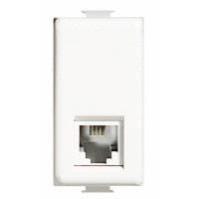 LEGRAND - 78730 Telephone socket Mosaic - RJ11 - 4 contacts - 1 module - white LEGRAND - 78730 Telephone socket Mosaic - RJ11 - 4 contacts - 1 module - white