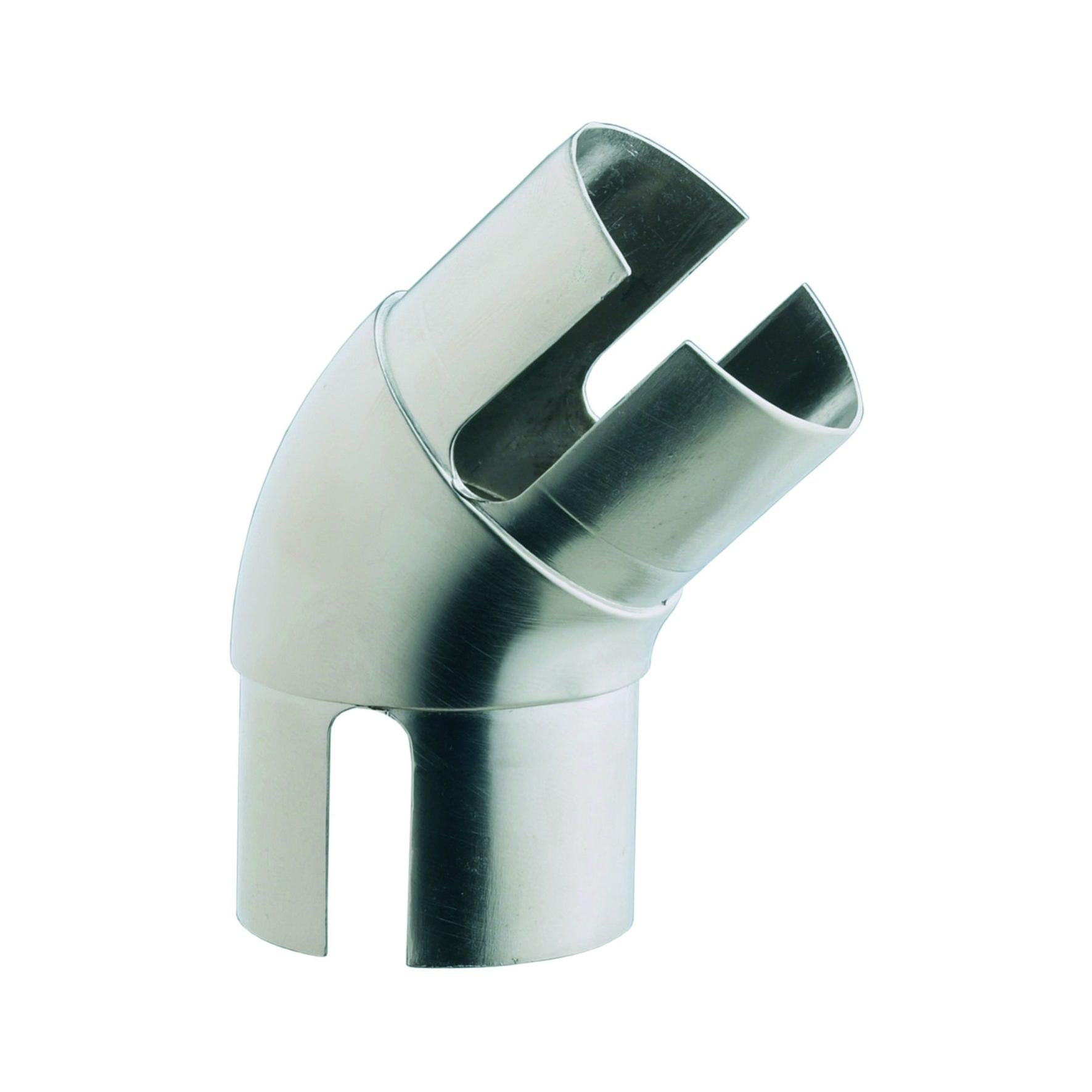 Supporti In Lamiera Forata PRIOstahl 10 Pezzi - Per Fissare Lamiere, Ringhiere, Balconi, Connettore 33,7 Mm
