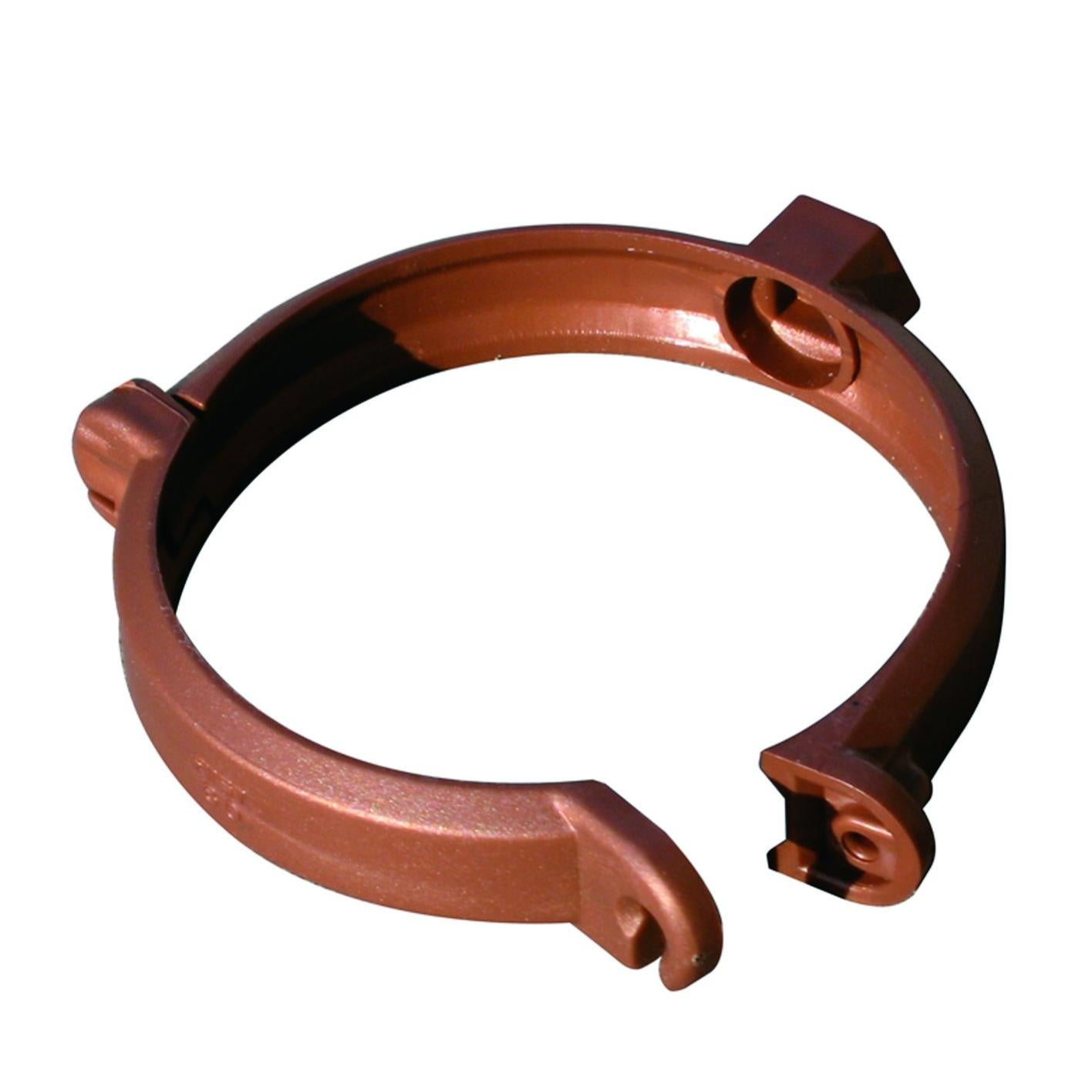 First Plast Rcq100 M-y Classeur Pluviale Carré, Marron, 100 Mm