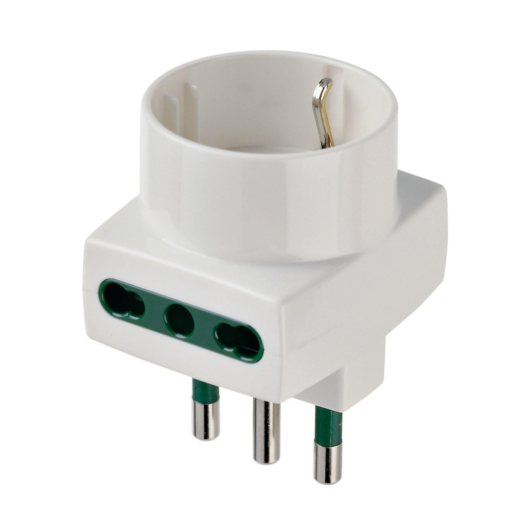 Adattatore Spina Da Europea A Americana - Convertitore Da Viaggio, Bianco - Foto 2