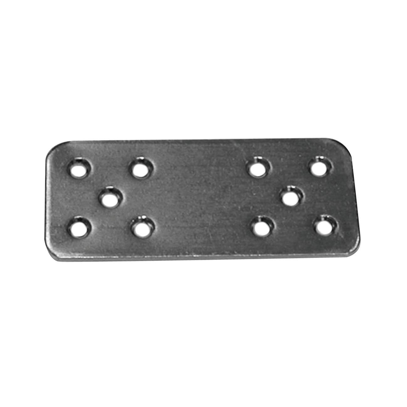 Piastra Dritta STANDERS In Inox Zincato L 90 X Sp 2 X H 40 Mm Leroy piastra-dritta-standers-in-inox-zincato-l-90-x-sp-2-x-h-40-mm-leroy