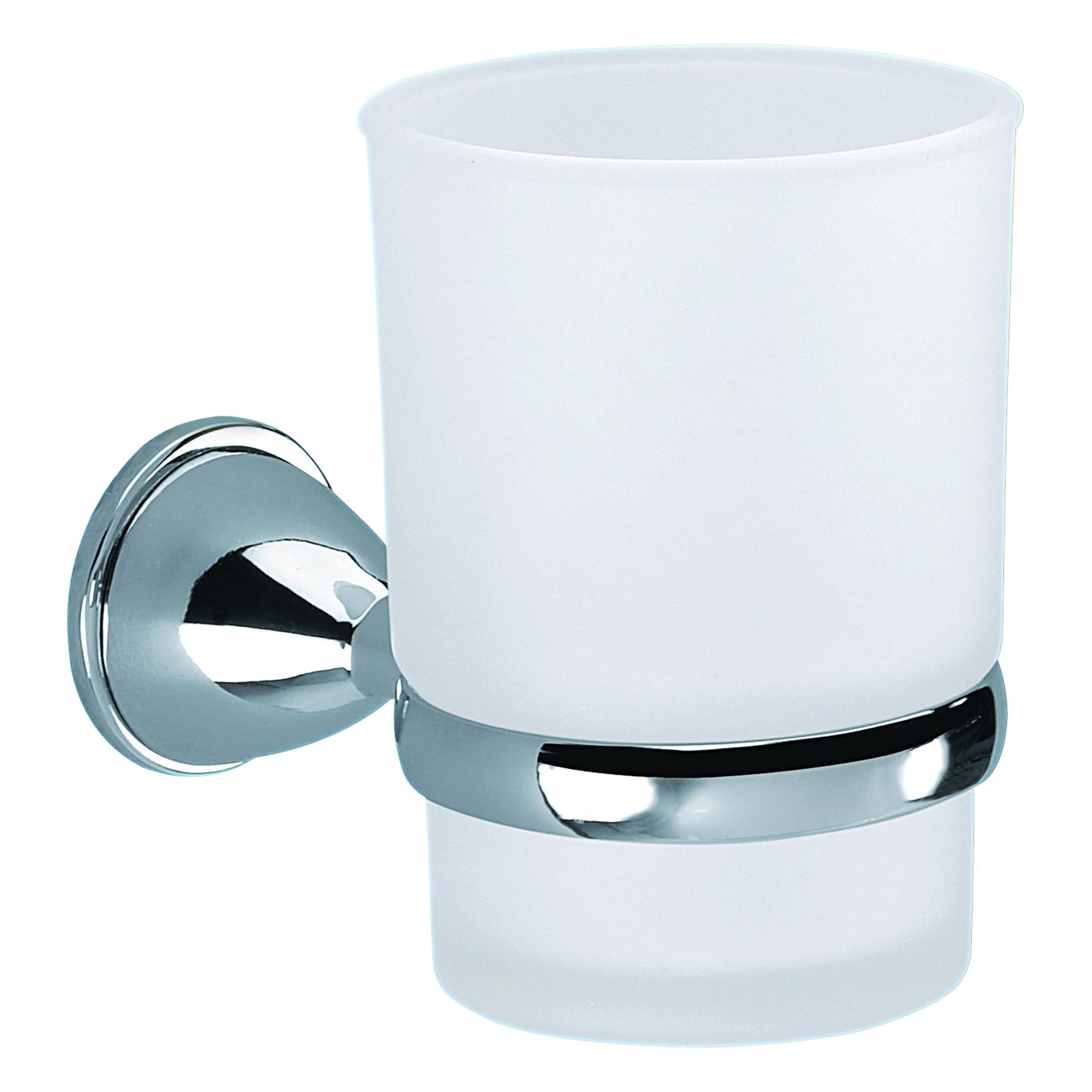 Relaxdays Accessori Bagno Bicchiere Igiene Dentale Portaspazzolini Dispenser Sapone Portasaponetta Scatola Bianco 84799354