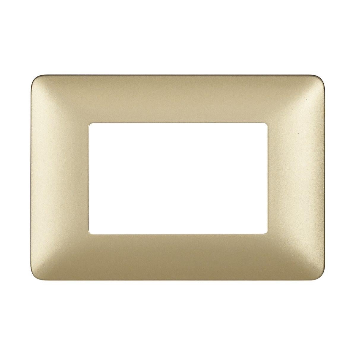 BTicino AM4803GOR Placca 3 Moduli, Oro Lucido - Foto 5