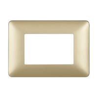 BTicino AM4803GOR Placca 3 Moduli, Oro Lucido - Foto 5