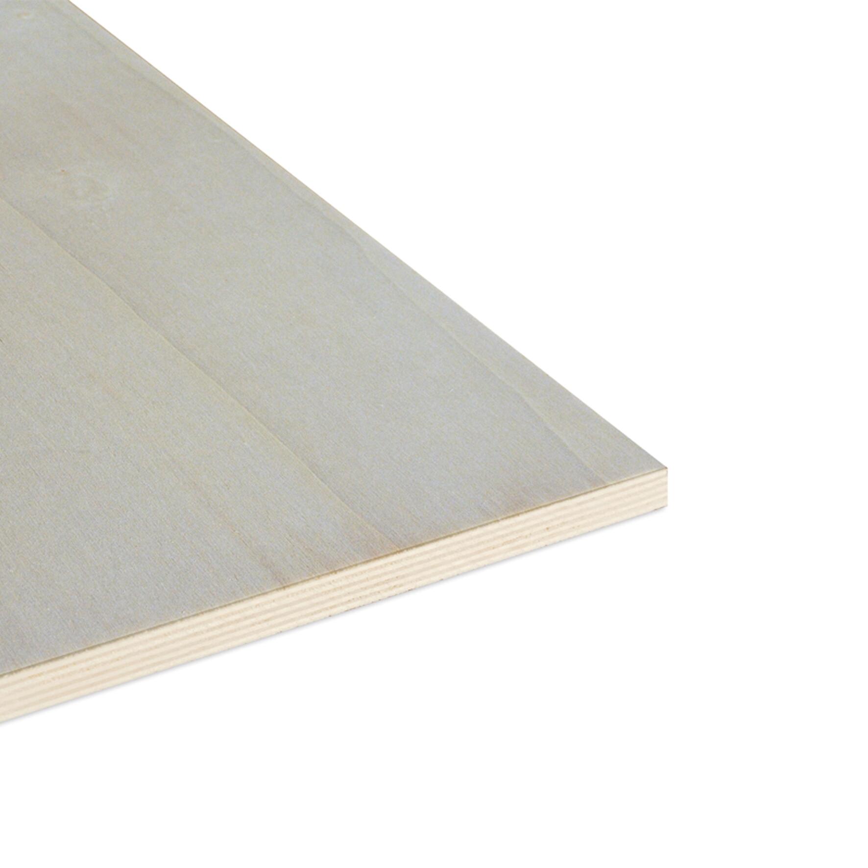 Pannello compensato L 252 x H 125 cm Sp 5 mm naturale, su misura