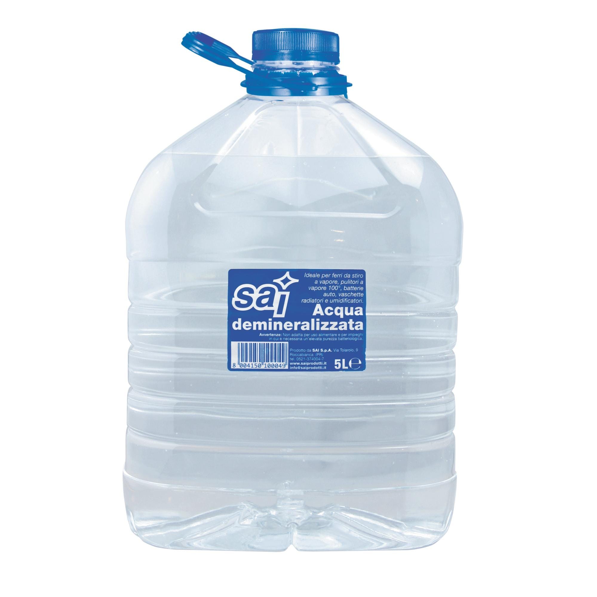 Acqua demineralizzata SAI 5 L