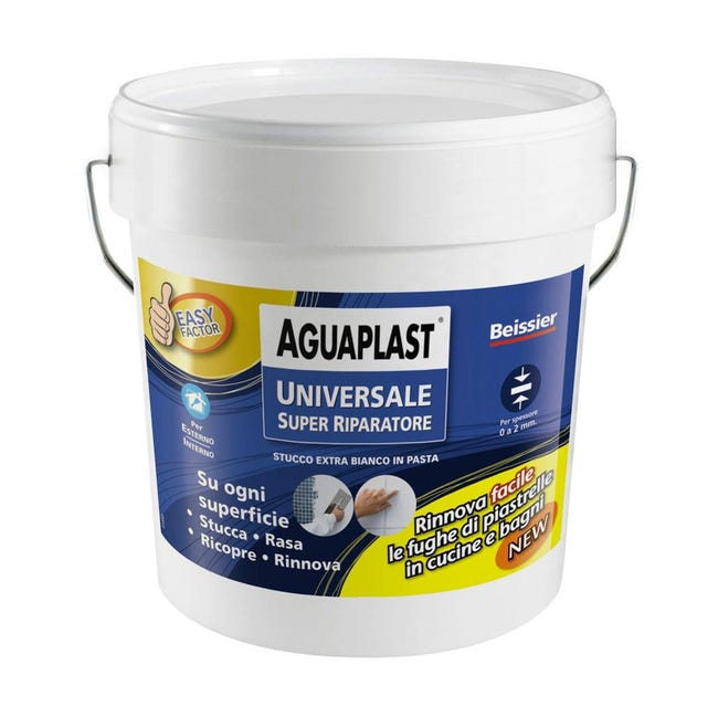 Stucco Rasante Aguaplast SR5 Ruvido Bianco - Per Interni/Esterni | Finitura Tipo Intonaco | Confezione 1,5 Kg - Foto 11