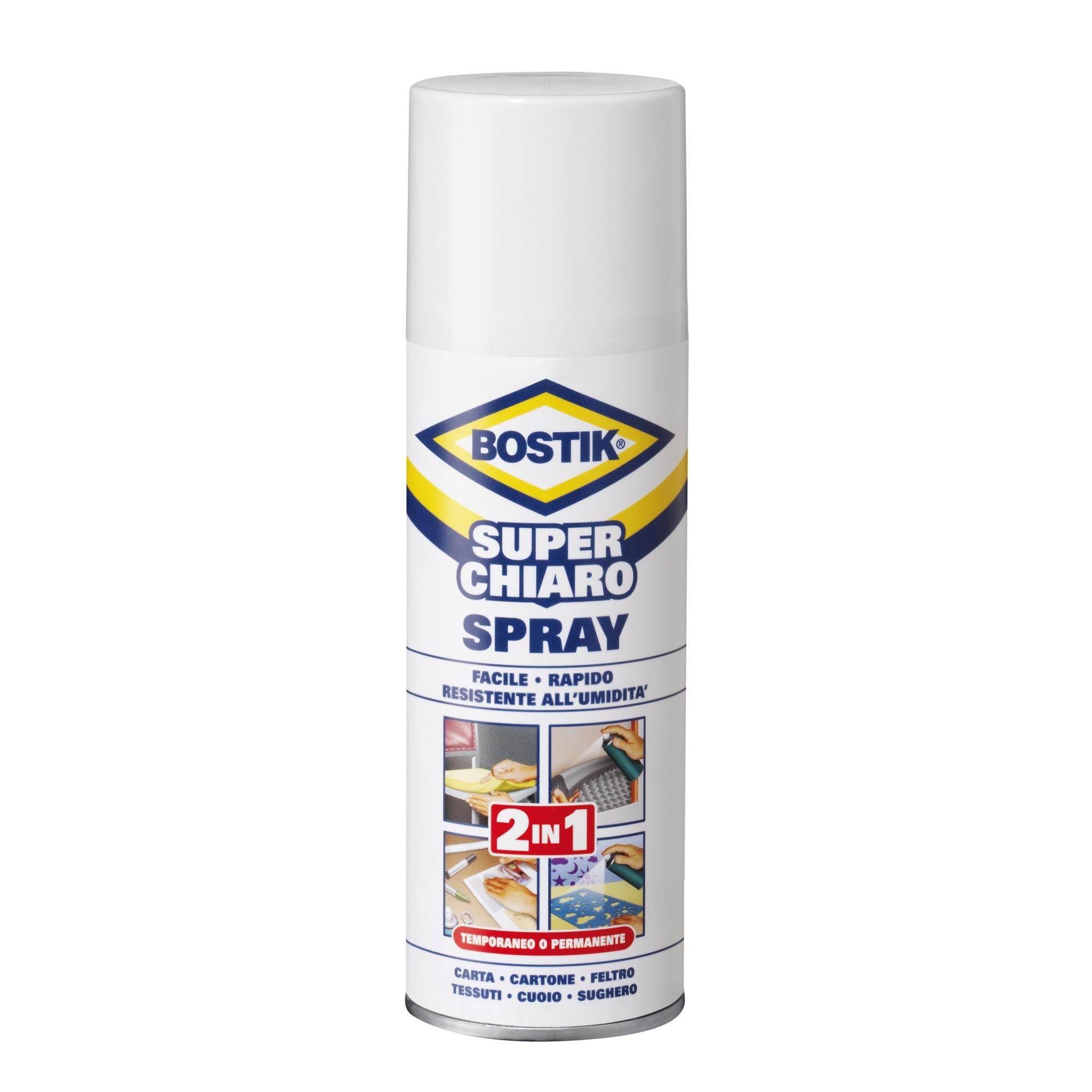 Colla spray tipo neoprenico BOSTIK Superchiaro 500 ml