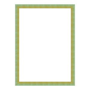 Cornice multipla 10 foto verde, oro e beige, 58x49 cm