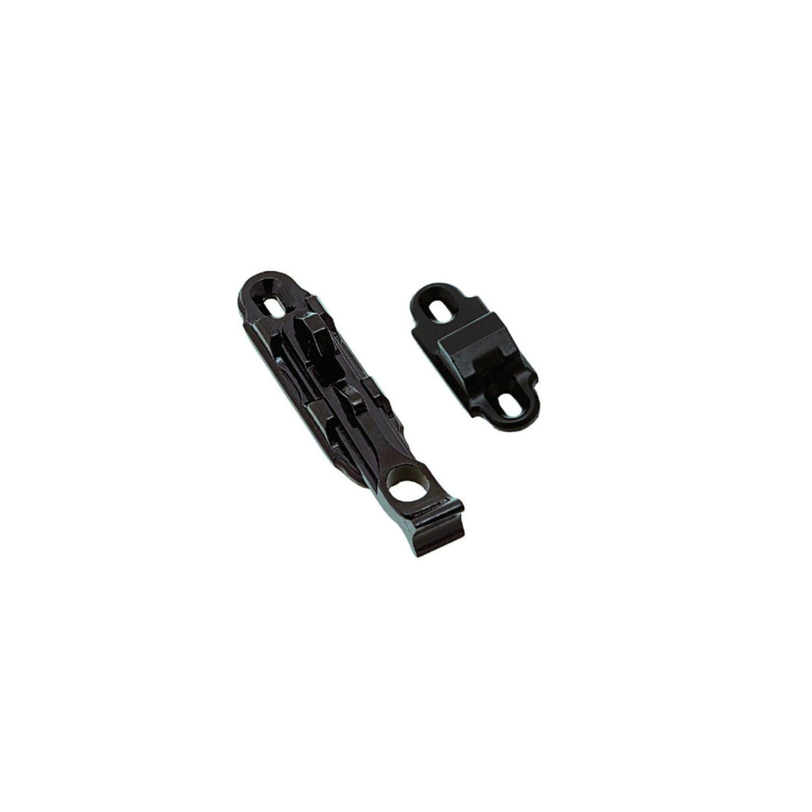 Soporte Persiana Enrollable Fermapersiane (soporte Para Persianas) De Hierro Pintado Negro, Tipo A La Romana, Para Empotrar Fermapersiane Muro - Foto 3